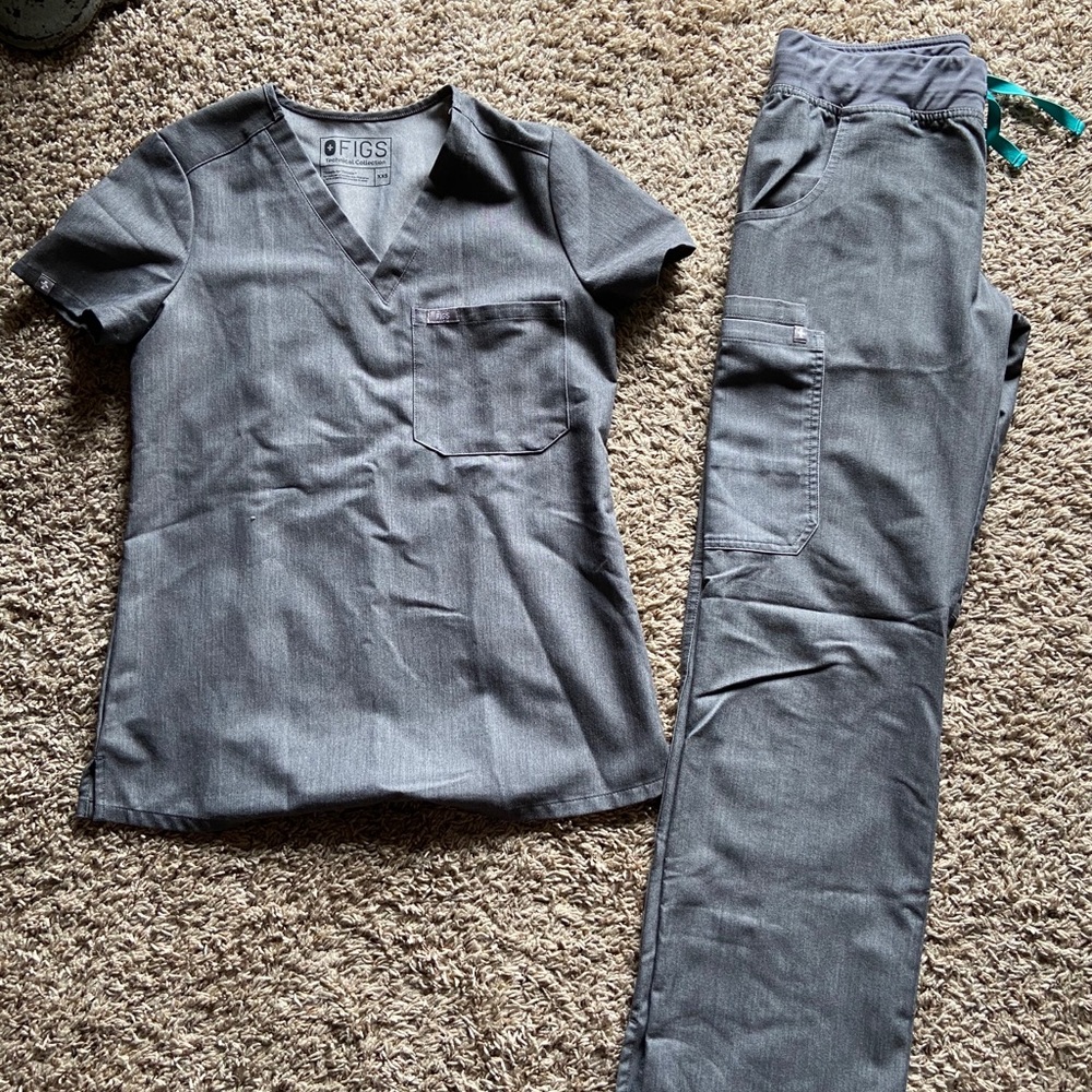 Grey FIGS Scrubs